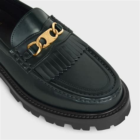 Women's Celine Margaret Loafer With Triomphe Chain 